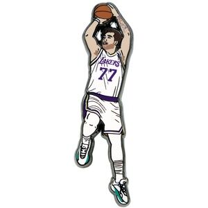 Luka Dončić White Lapel Pin